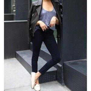 VERONICA BEARD Womens Jeans Size 4 USA MADE Mid Rise Skinny Stretch Zip Pockets